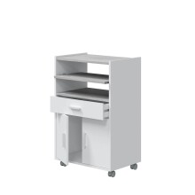 Mehrzweckschrank >TIDY< in Artik-Weiß/Beton-Grau - 59x92x40 (BxHxT)