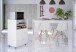 Mehrzweckschrank >TIDY< in Artik-Weiß/Beton-Grau - 59x92x40 (BxHxT)