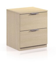 Nachtschrank >Chests of Drawers< in Eiche - 38x45x34 (BxHxT)