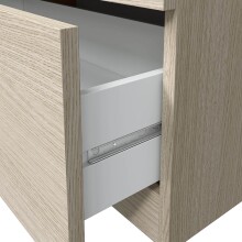 Nachtschrank >Chests of Drawers< in Eiche - 38x45x34 (BxHxT)