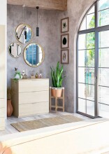 Kommode >Chests of Drawers< in Eiche - 77x80x38 (BxHxT)