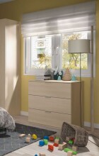 Kommode >Chests of Drawers< in Eiche - 77x80x38 (BxHxT)