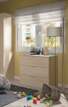 Kommode >Chests of Drawers< in Eiche - 77x80x38 (BxHxT)