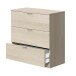 Kommode >Chests of Drawers< in Eiche - 77x80x38 (BxHxT)