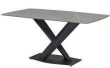Esstisch >Ventura< in grau, Keramik - 180x75x90cm...