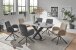 Esstisch >Ventura< in grau, Keramik - 180x75x90cm (BxHxT)