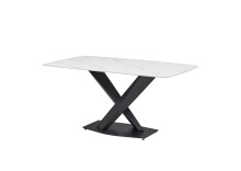 Esstisch >Ventura< in weiß, Keramik - 180x75x90cm (BxHxT)