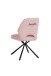 Esszimmerstuhl >Nadja< (2er Set) in light pink, Stoffbezug - 48x89x60cm (BxHxT)