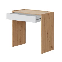 Kinderschreibtisch >NOA< in Nodi-Eiche/Artik-Weiß - 82x77x40 (BxHxT)