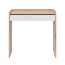 Kinderschreibtisch >NOA< in Nodi-Eiche/Artik-Weiß - 82x77x40 (BxHxT)