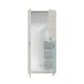 Kleiderschrank >SNUBA< in Alpen-Weiß/Aqua-Grün - 90x200x52 (BxHxT)