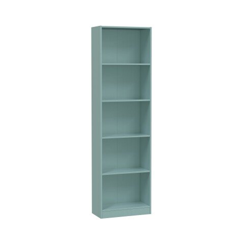 Bücherregal >i-JOY< in Aqua-Grün - 52x180x25 (BxHxT)