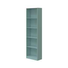 Bücherregal >i-JOY< in Aqua-Grün - 52x180x25 (BxHxT)