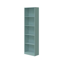 Bücherregal >i-JOY< in Aqua-Grün - 52x180x25 (BxHxT)