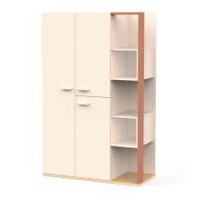 Drehtürenschrank >CAMILLIA< in Beige -...