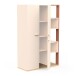 Drehtürenschrank >CAMILLIA< in Beige - 119,7x186,9x51,5cm (BxHxT)