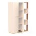 Drehtürenschrank >CAMILLIA< in Beige - 119,7x186,9x51,5cm (BxHxT)