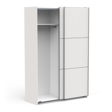 Schiebetürenschrank >ALHAMBRA< in Matt weiß - 148x223,7x59,9cm (BxHxT)