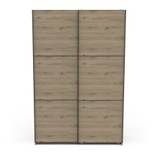 Schiebetürenschrank >ALHAMBRA< in Eiche Royal - 148x223,7x59,9cm (BxHxT)