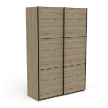 Schiebetürenschrank >ALHAMBRA< in Eiche Royal - 148x223,7x59,9cm (BxHxT)