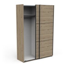 Schiebetürenschrank >ALHAMBRA< in Eiche Royal - 148x223,7x59,9cm (BxHxT)