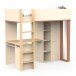 Etagenbett >CAMILLIA< in Beige - 203,8x183x104,1cm (BxHxT)