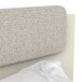 Einzelbett >CAMILLIA< in grau - 203,7x89x96,5cm (BxHxT)