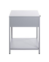 Beistelltisch >52147< in grau, Metall - 40x53x40cm (BxHxT)