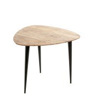 Couchtisch >52941< in akazie, schwarz, Massivholz,...