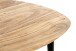 Couchtisch >52941< in akazie, schwarz, Massivholz, Metall - 55x46x55 (BxHxT)
