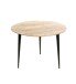 Beistelltisch >52943< in akazie, schwarz, Massivholz, Metall - 46x65cm (HxD)