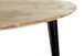 Beistelltisch >52943< in akazie, schwarz, Massivholz, Metall - 46x65cm (HxD)