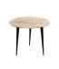 Beistelltisch >52944< in akazie, schwarz, Massivholz, Metall - 41x50cm (HxD)