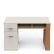 Schreibtisch >CAMILLIA< in grau - 120x76,5x59,8cm (BxHxT)