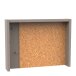 Wandpaneel >CAMILLIA< in grau - 70,4x42,5x12cm (BxHxT)