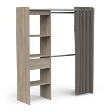 Vorhang-Schrank >CHICAGO< in Kronberg Eiche -...