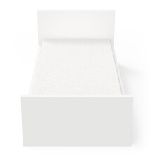 Kinderbett >CLYDE< in Matt weiß -...