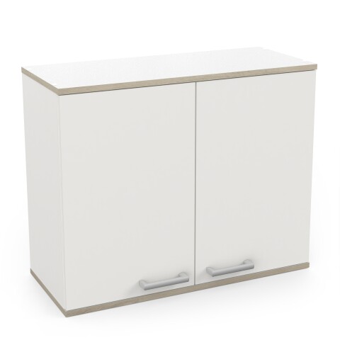 Hängeschrank >COOKING< in Matt weiß - 78,2x63,2x32,8cm (BxHxT)