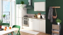 Hängeschrank >COOKING< in Matt weiß - 78,2x63,2x32,8cm (BxHxT)