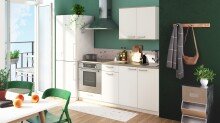 Hängeschrank >COOKING< in Matt weiß - 78,2x63,2x32,8cm (BxHxT)