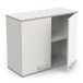 Hängeschrank >COOKING< in Matt weiß - 78,2x63,2x32,8cm (BxHxT)