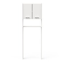 Umbauschrank >CORALIE 3< in Matt weiß - 63,8x184,9x19,4cm (BxHxT)