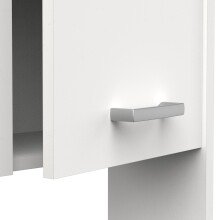 Umbauschrank >CORALIE 3< in Matt weiß - 63,8x184,9x19,4cm (BxHxT)