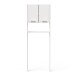 Umbauschrank >CORALIE 3< in Matt weiß - 63,8x184,9x19,4cm (BxHxT)