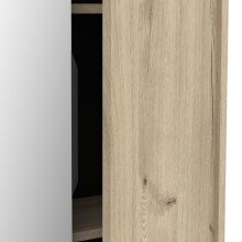 Schuhschrank >EBONY< in Eiche royal - 82,8x178,4x23,9cm (BxHxT)