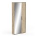 Schuhschrank >EBONY< in Eiche royal - 82,8x178,4x23,9cm (BxHxT)