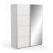 Schiebetürenschrank >FAST4< in weiß  - 148x203x58,7cm (BxHxT)