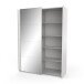 Schiebetürenschrank >FAST4< in weiß  - 148x203x58,7cm (BxHxT)