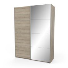 Schiebetürenschrank >FAST4< in Kronberg Eiche - 148x203x58,7cm (BxHxT)