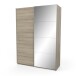 Schiebetürenschrank >FAST4< in Kronberg Eiche - 148x203x58,7cm (BxHxT)